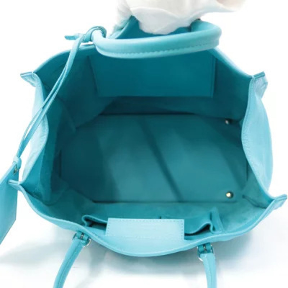 Balenciaga Paperback Handbag Blue - Picture 7 of 8